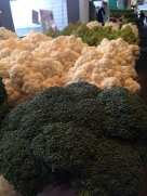 Broccoli, Cauliflower, Romanescu